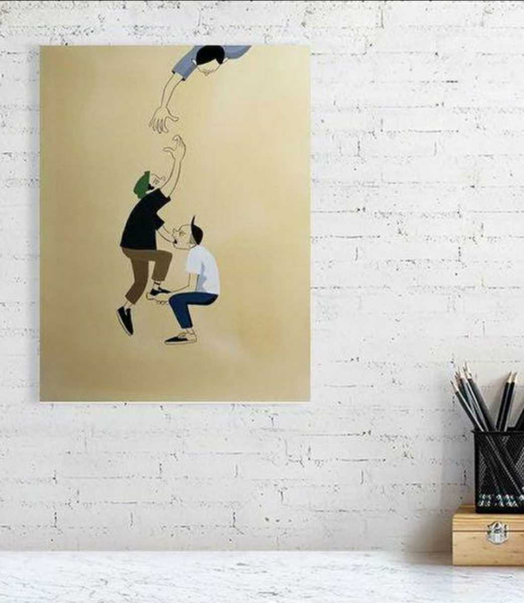 希少花井祐介ポスターa4 hanai yusuke greenroom