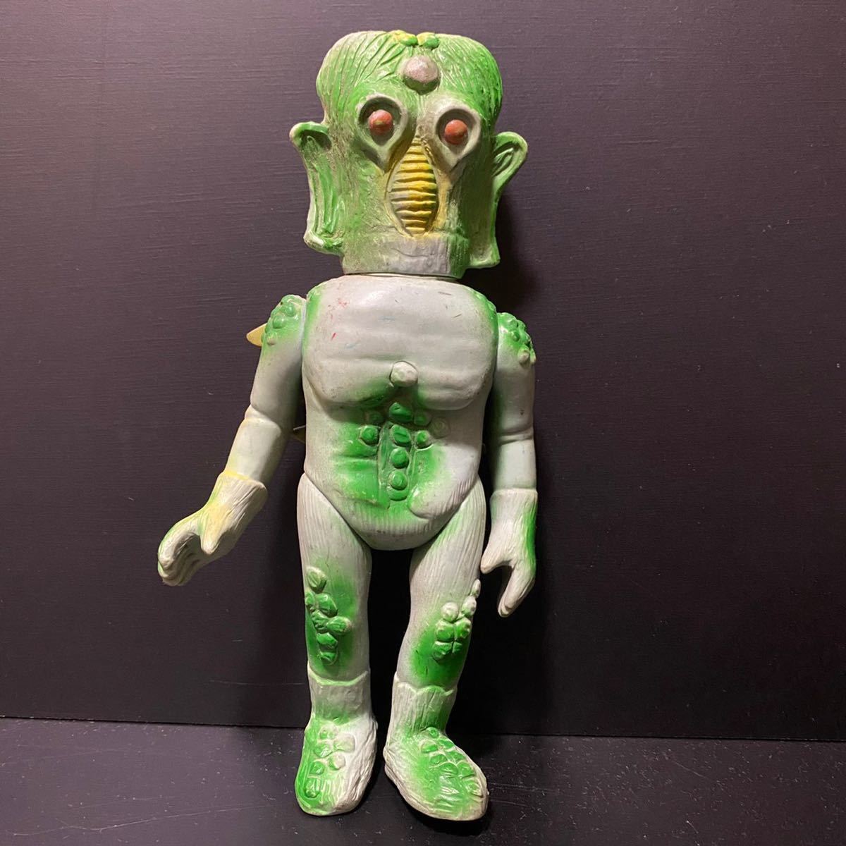 希少】帰ってきたウルトラマン メシエ星雲人 ソフビ レトロ ブルマァク