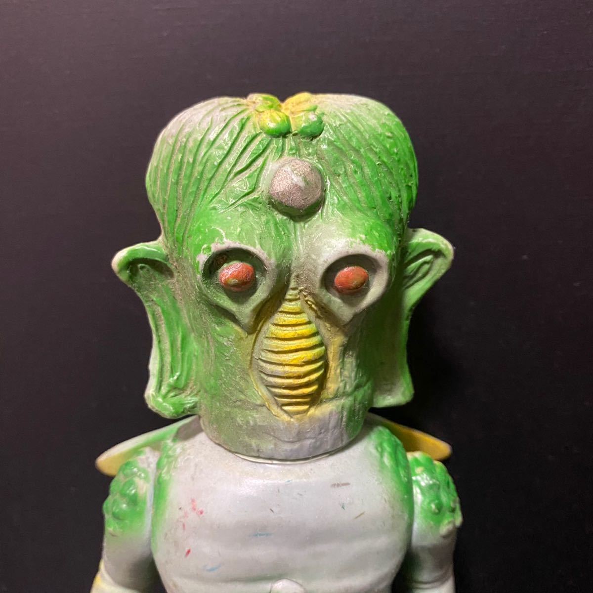 希少】帰ってきたウルトラマン メシエ星雲人 ソフビ レトロ ブルマァク