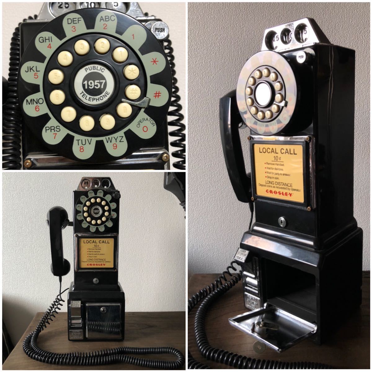 アメリカ公衆電話 レトロ