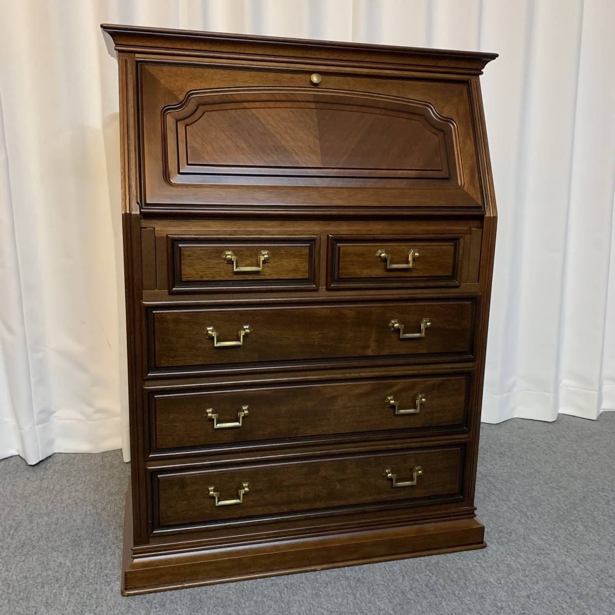 美品】マルニ maruni 地中海ロイヤル ライティングビューロー デスク