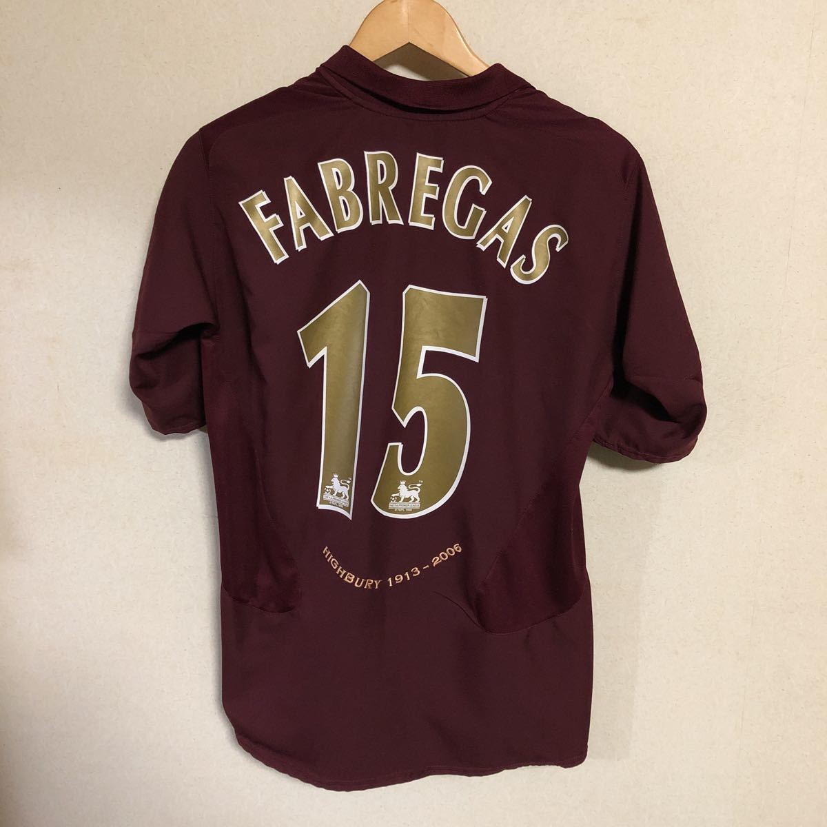 05/06 アーセナル ホーム 長袖 ユニフォーム ファブレガス 15 05/06