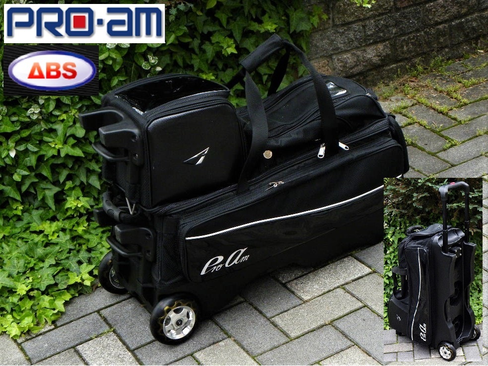 ABSボウリング2個入バック ボウリングダブルツアーバック/2個用