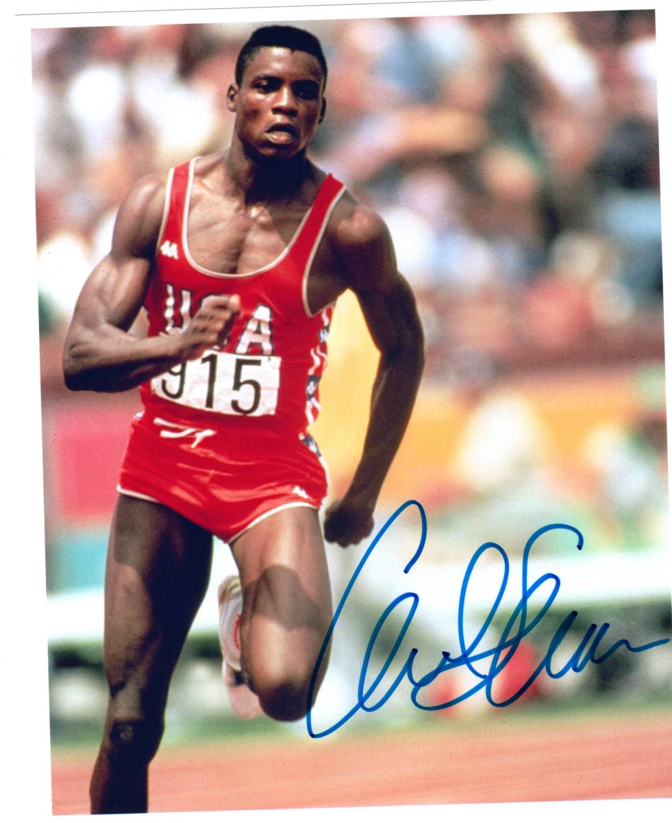 カール・ルイス オリンピック 陸上 Luis Yahoo!オークション 陸上証明