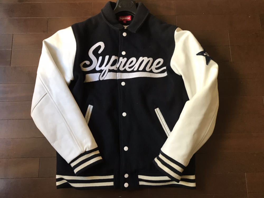 08aw Supreme Varsity Jacket L シュプリーム スタジャン ジャケット