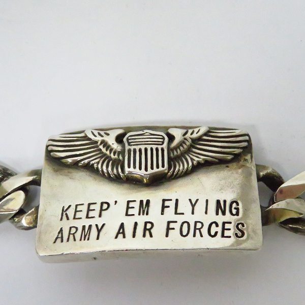 BUZZ RICKSON'S/バズリクソンズ AVIATOR SILVER BRACELET アビエーター