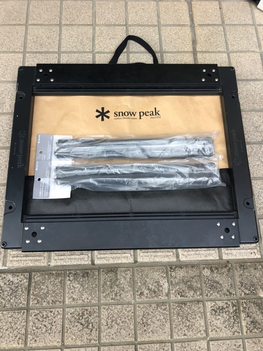 スノーピーク（snow peak） IGT ブラック400脚 4本セット 雪峰祭