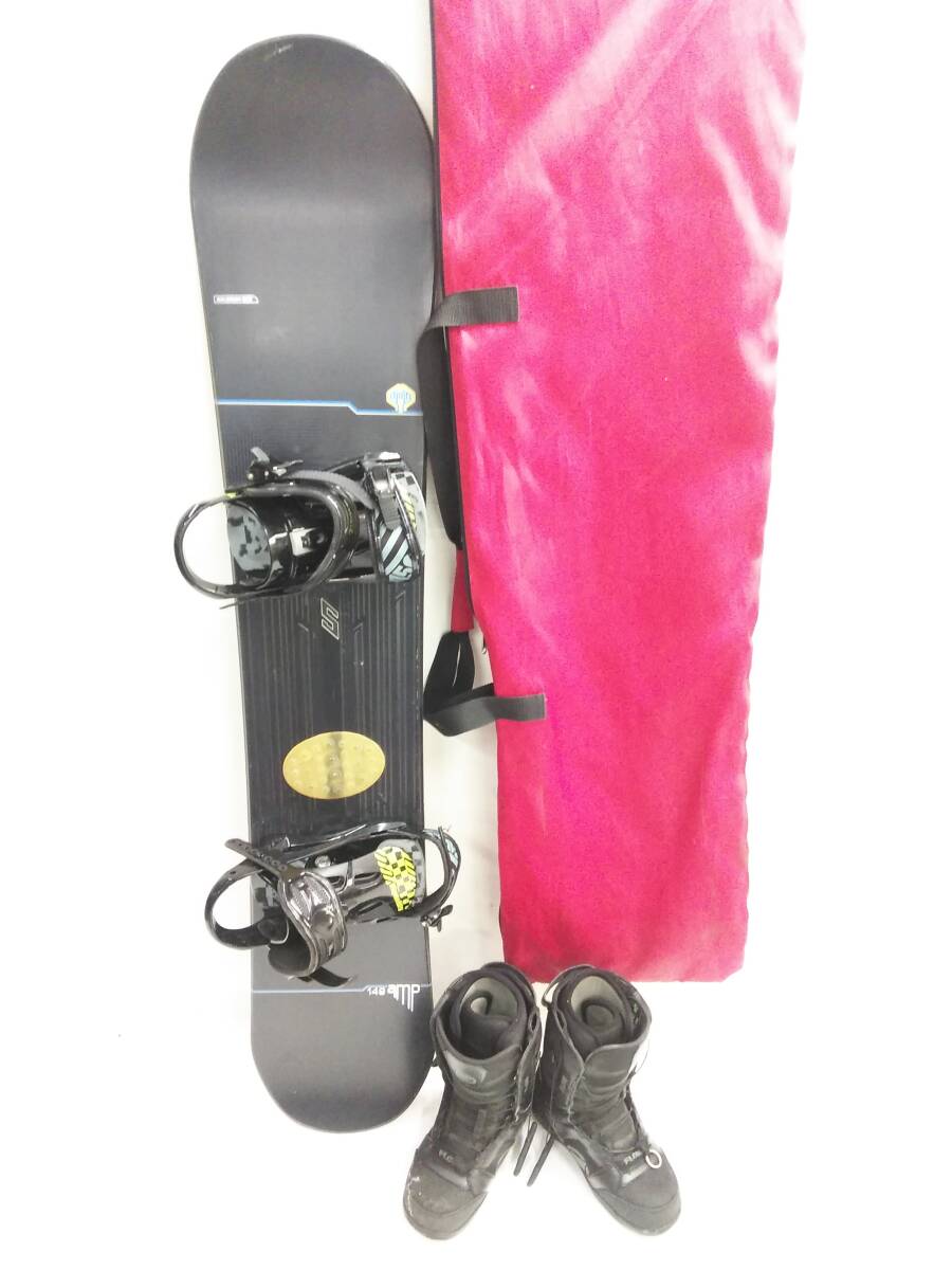 スノーボード Kiss markバインディングセット 151ケース付き