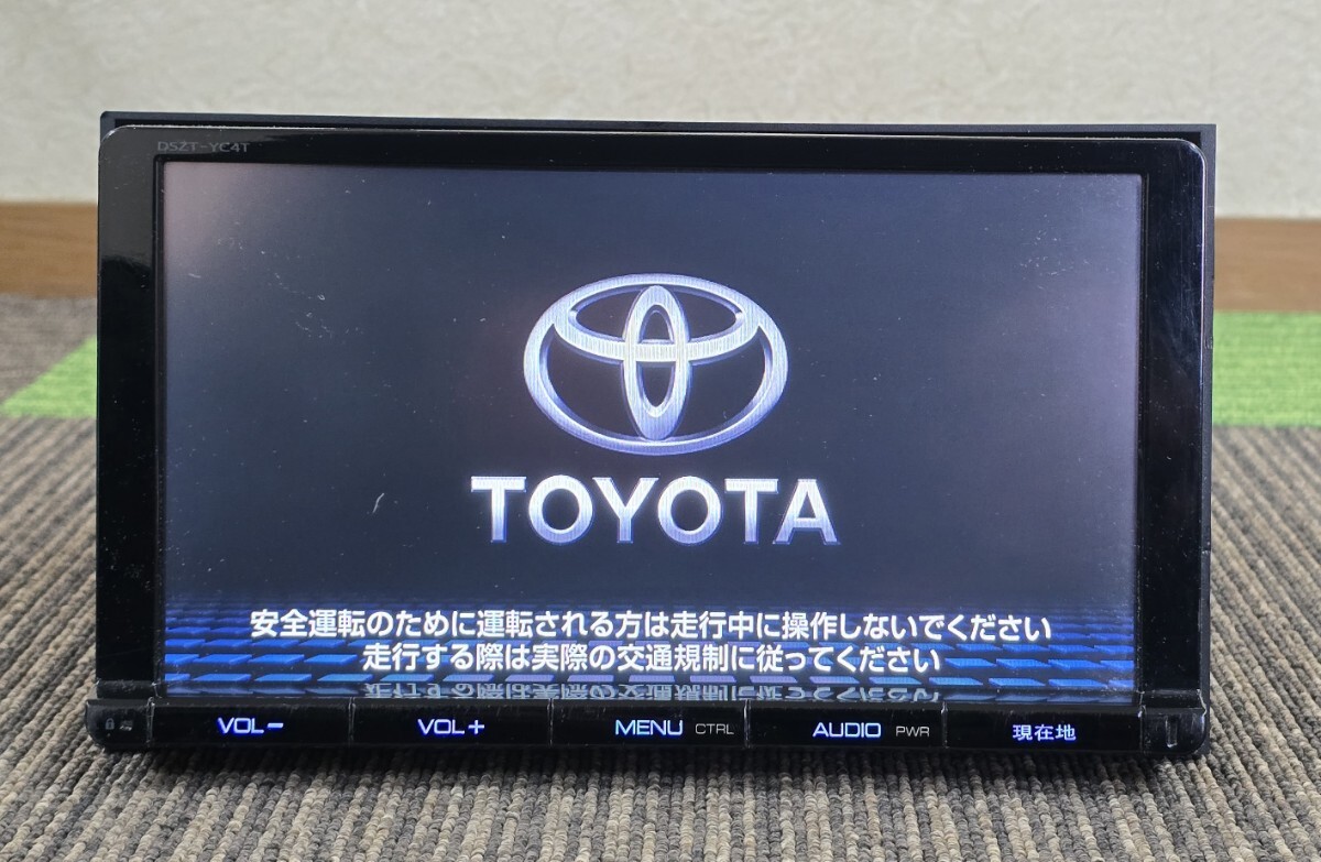 トヨタ 純正 SDナビ DSZT-YC4T フルセグ ナビロック解除済み B9