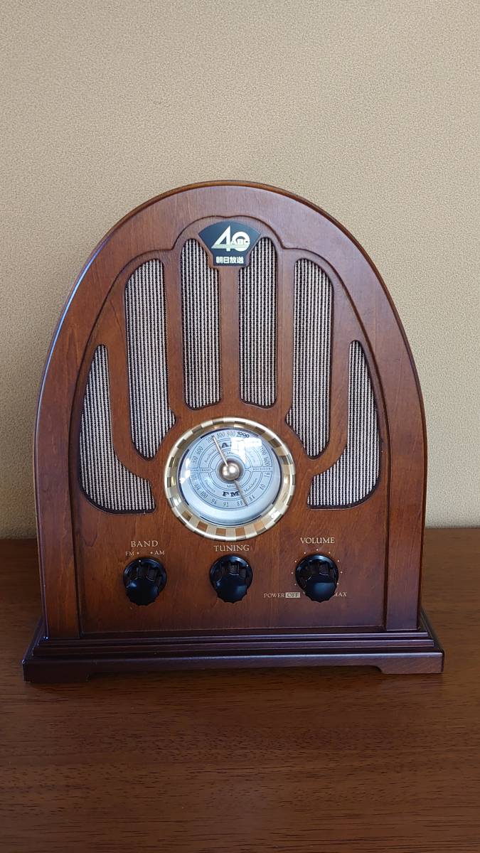 ABC 朝日放送創立40周年記念 FM/AMラジオ 松下電器 ジャンク現状の落札