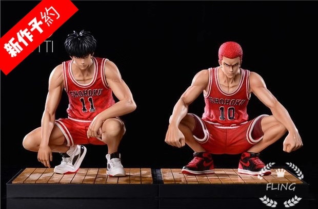スラムダンク 桜木花道 流川楓 ZX 高品質 ガレージキット フィギュア