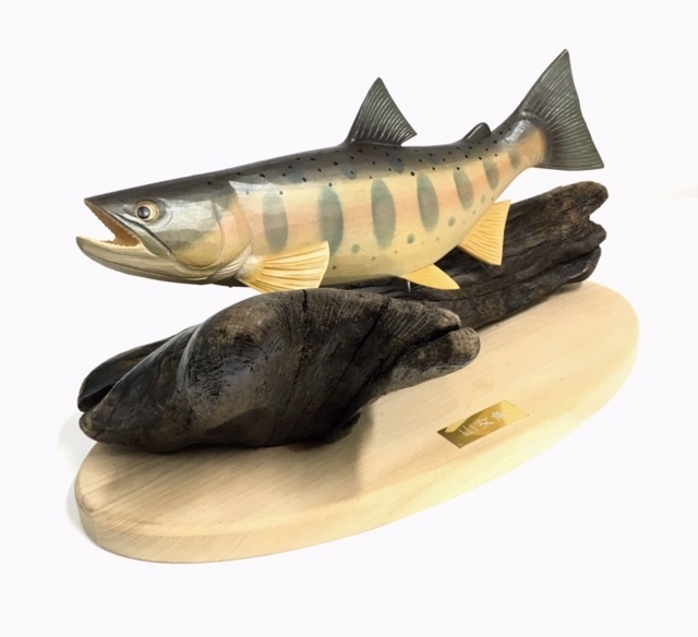 T-CRAFT 中村俊幸氏作 イトウブローチ T-CRAFT 中村俊幸 イトウ