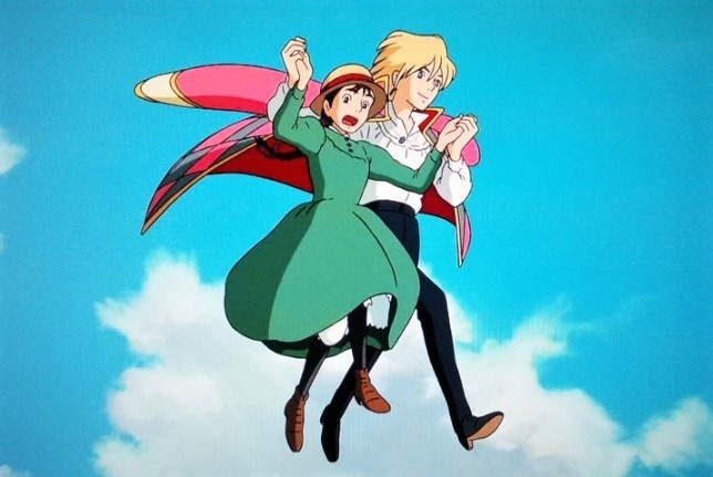 ジブリ ハウルの動く城 名シーン 空中散歩 フィルムブックマーカー