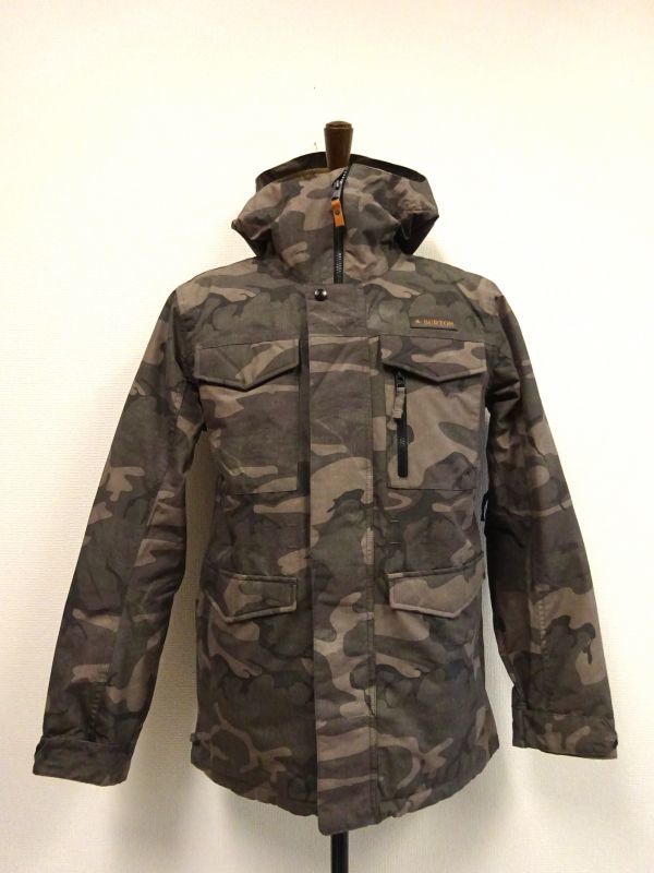 BURTON スノーボードウエアメンズ上下セット迷彩柄 Lサイズ