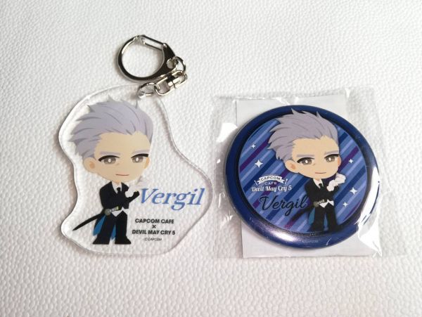 デビルメイクライ 缶バッジ バージル カプコンバー デビルメイクライ