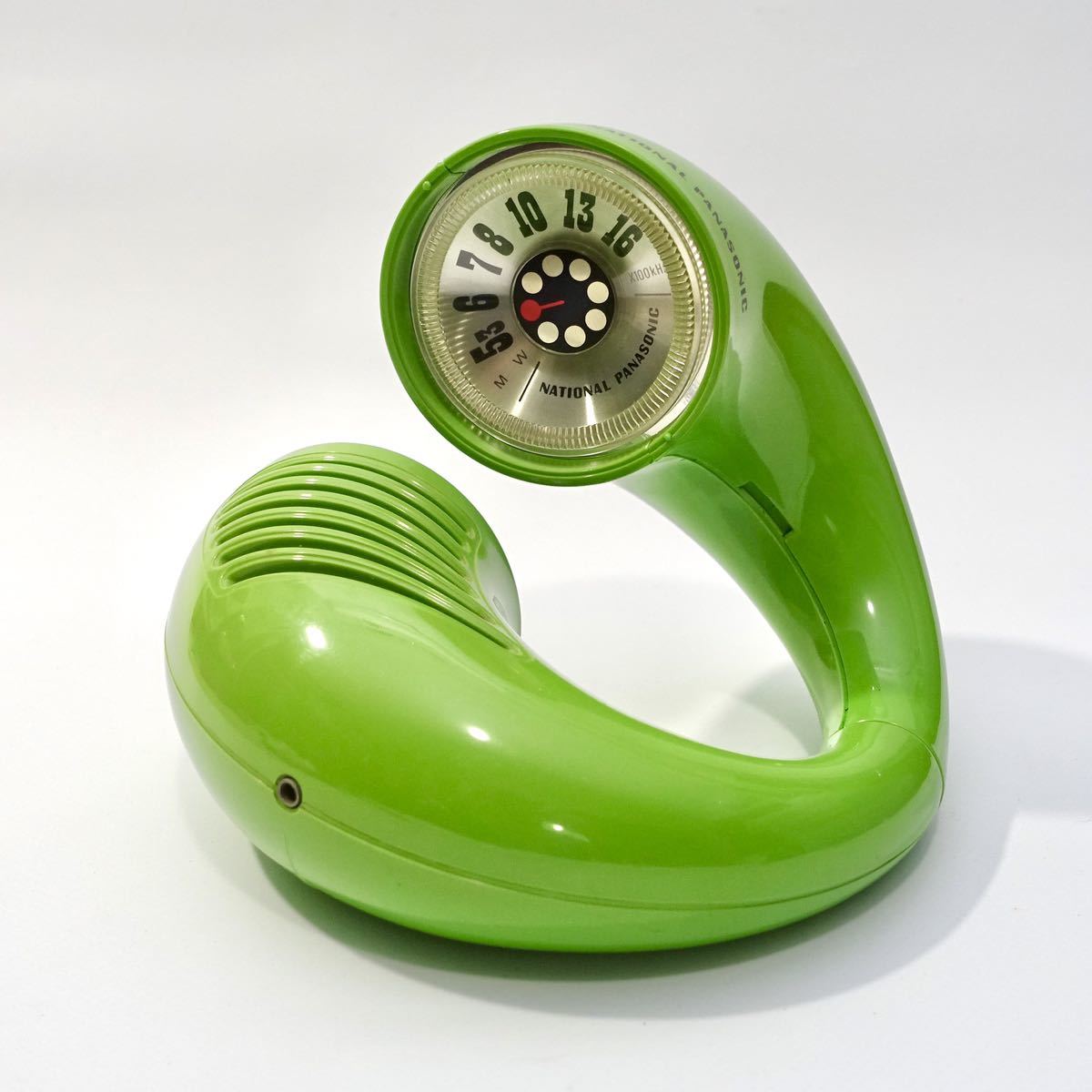 ジャンクPanasonic R-72 パナペット・クルン AMラジオ イエロー☆ R-72