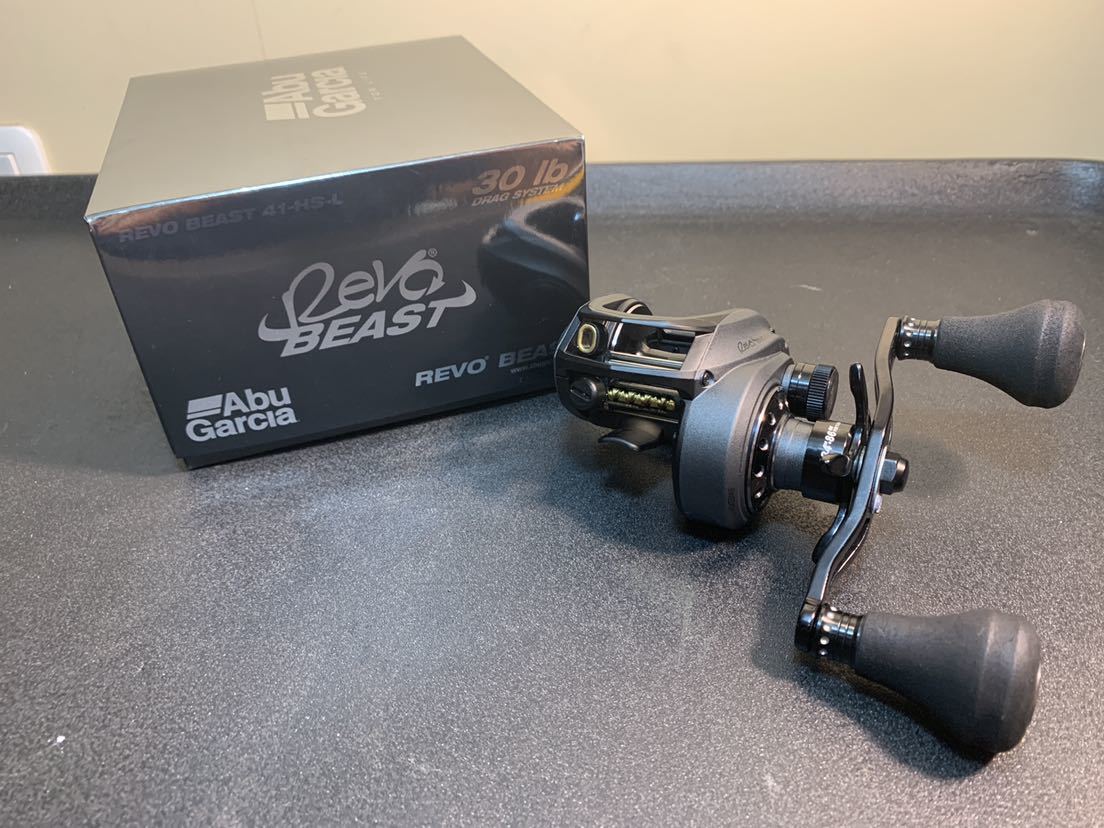 希少 アブガルシア レボ ビースト 41-HS-L 左巻き ハイギア 新品未使用