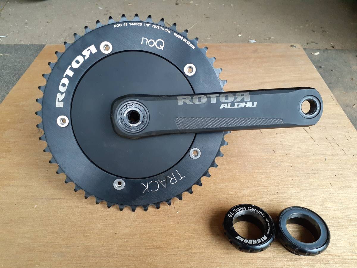 ROTOR Track30 aldhuクランク170mm & 専用bbセット ROTOR Track30