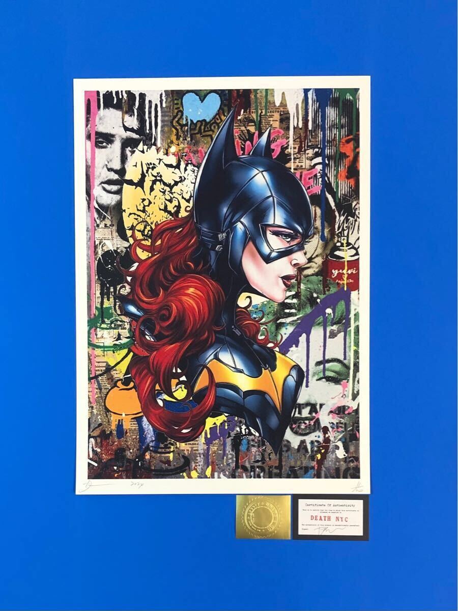 DEATH NYC バットガール banksy ストリートアート限定 100枚 【公式通販】