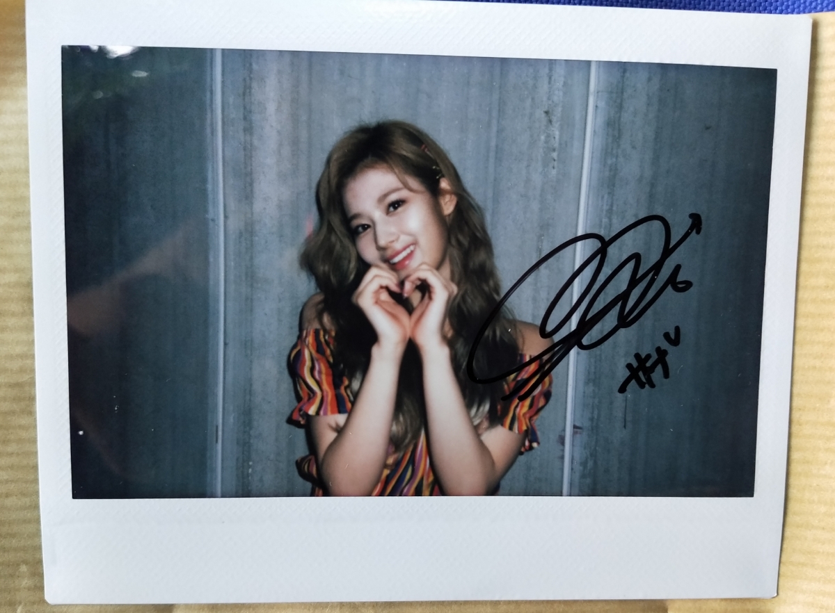 TWICE サナ DIVEリリースイベント 直筆サイン TWICE サナ DIVEリリース