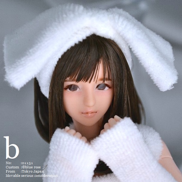 新品】*blue rose*1/6カスタムドールヘッド+限定NEWボディ(26㎝)+