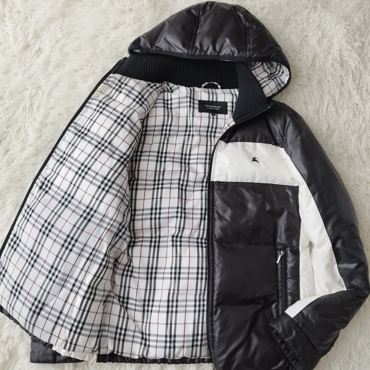 希少✨バーバリーブラックレーベル ダッフルコート ノバチェック