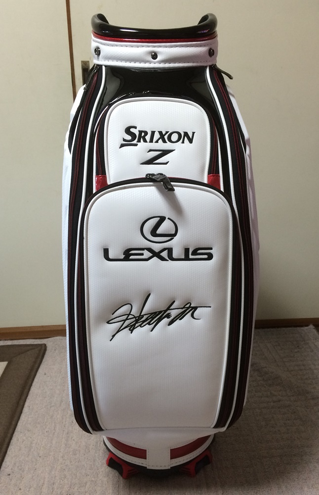 松山モデルSrixon Lexus ゴルフキャディーバッグ