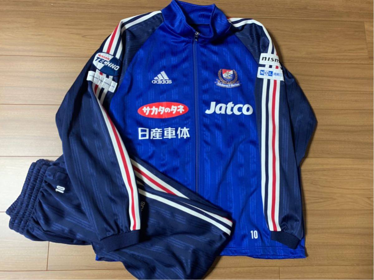 横浜F・マリノス トレーニングウェジャージ Oサイズ上下 選手支給品 未
