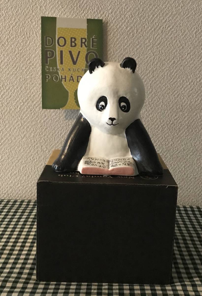 リサ・ラーソンLisaLarsonパンダyonda？新潮文庫非売品オブジェ元箱付