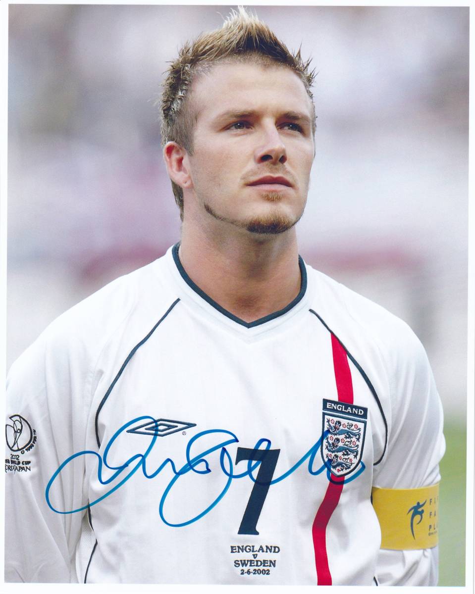 デイヴィッド ベッカム サインボール サッカー ワールドカップ 代表