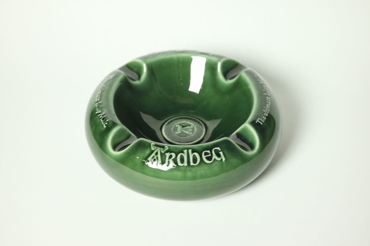 Ardbeg 陶器製灰皿 緑色