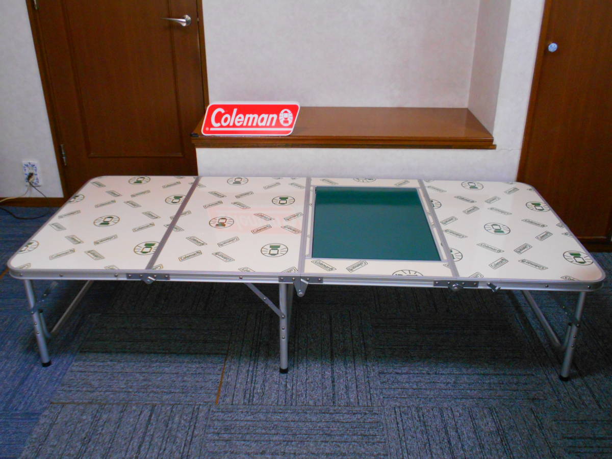 Colemanスリム四折テーブル 収納ケース付 Coleman コールマン スリム四
