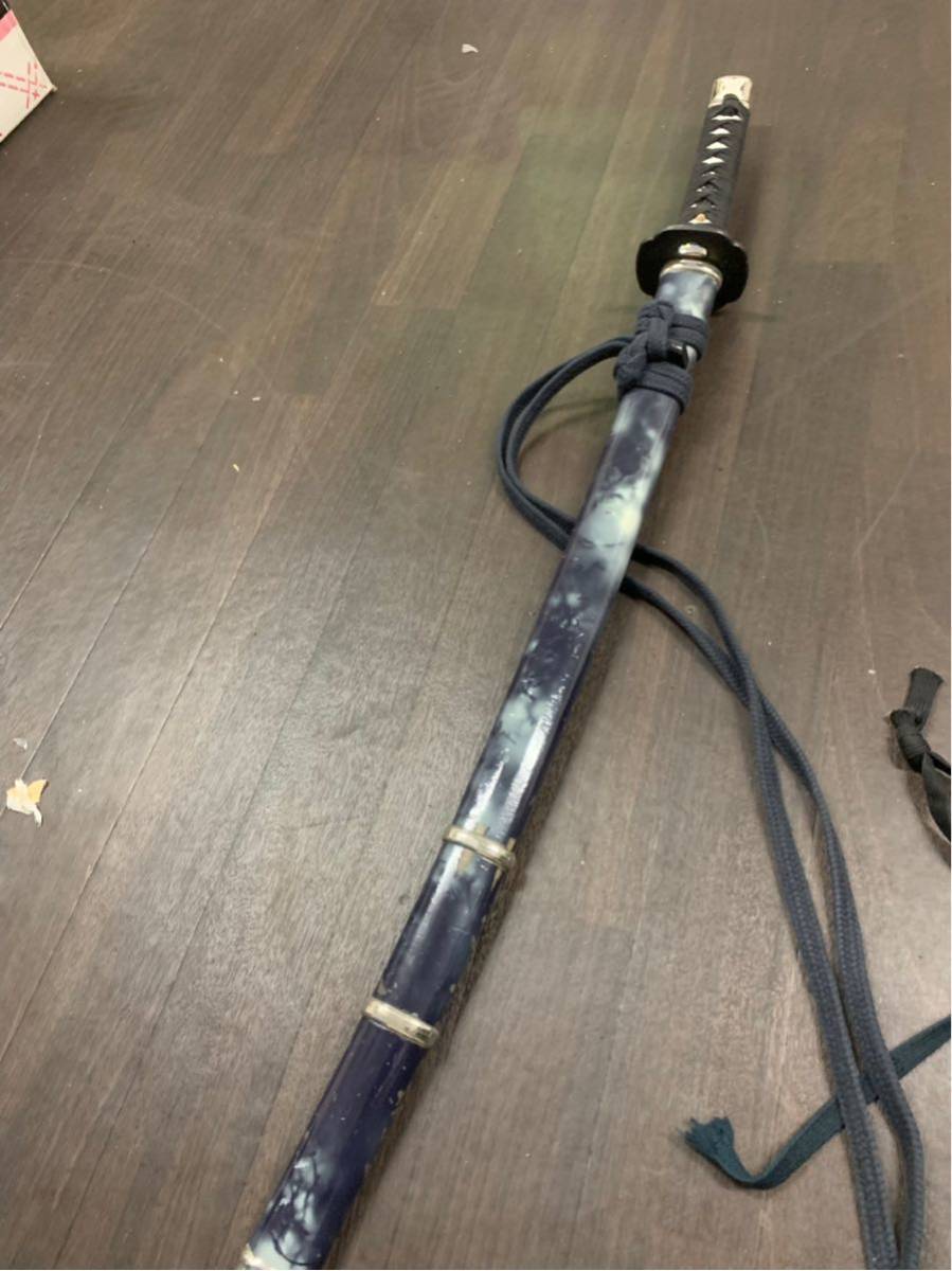 刀 かたな 剣 軽い 樋入り 印鎺 黒鞘 長尺 模造刀 模擬刀 舞踊 大衆