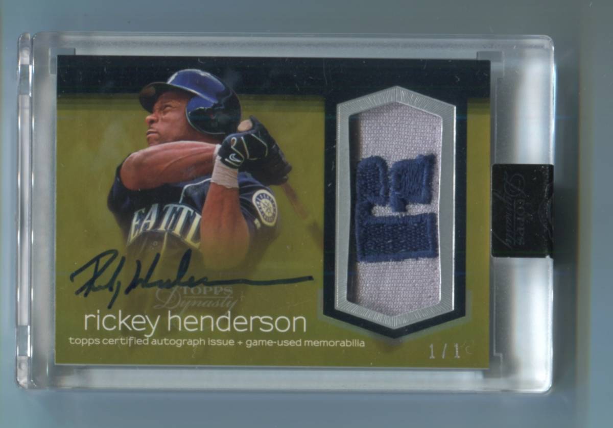 p*y様 【12月セール】リッキー・ヘンダーソン サイン入りジャージ MLB