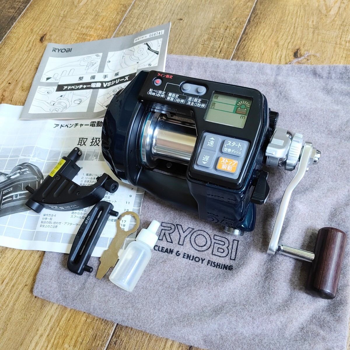 RYOBI Adventure VS900-L リョービ 船釣用 電動リール ÷ 6EAEE-1 RYOBI