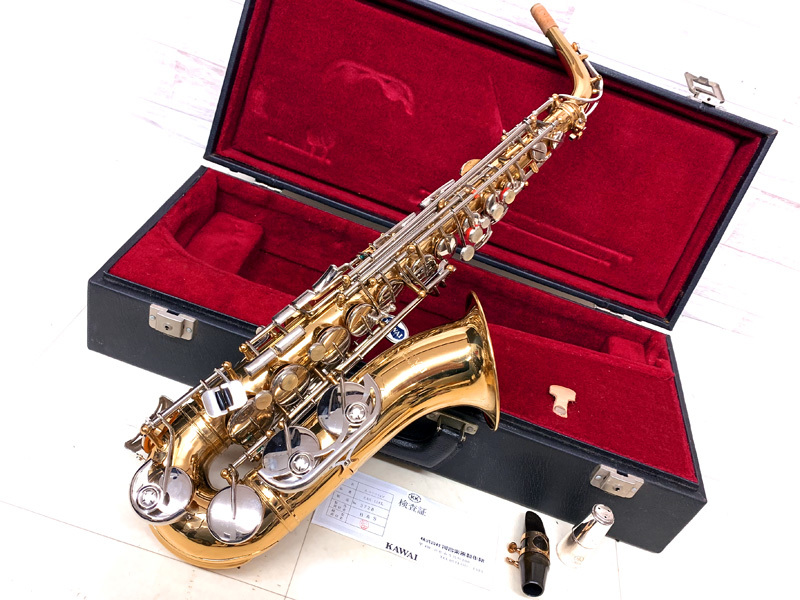 G)KAWAI deluxe カワイ デラックス アルトサックス ビンテージ KAWAI