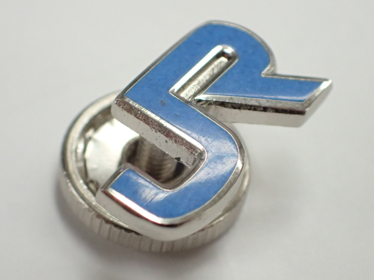 JR西日本 ピンバッジ 社章 JR西日本 純銀 社章 バッチ ピンバッジ 電車