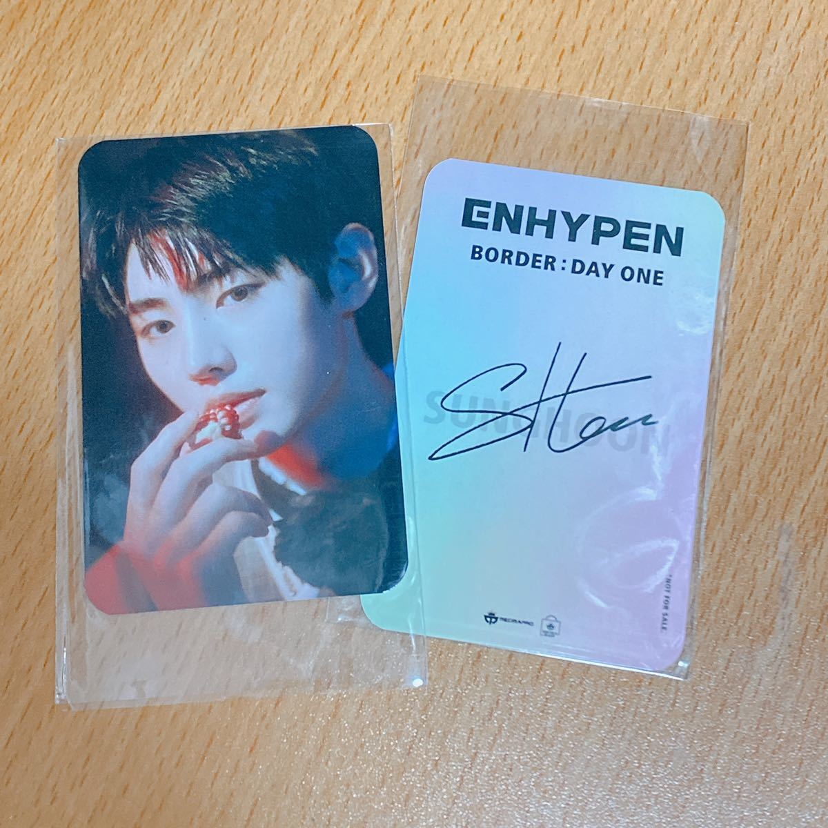 ENHYPEN ソンフン 直筆サイントレカ enhypen ソンフン 直筆サイン