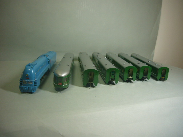 HOゲージ KTM カツミ 特急あじあ号 パシナ形蒸気機関車＋客車6両