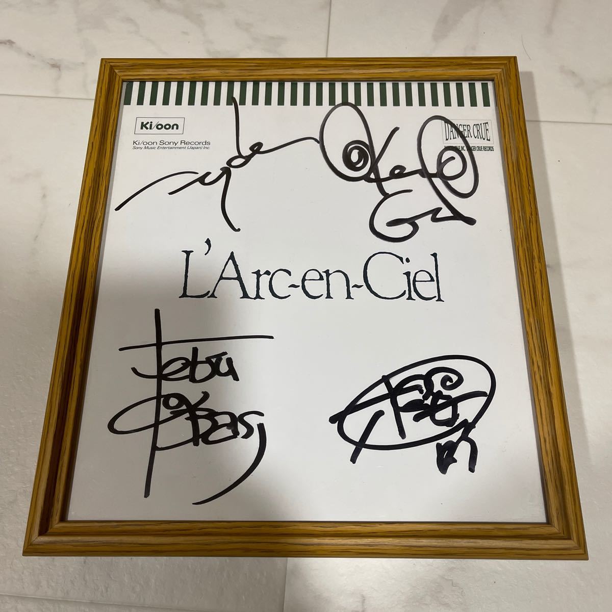 ラルク L'Arc〜en〜Ciel サイン Tetsu L'Arc‐en‐Ciel オフィシャル