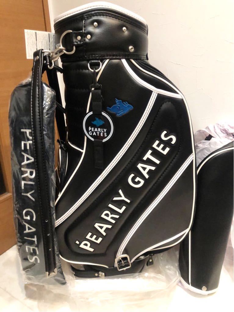 新品パーリーゲイツ キャディ バッグ トーナメントモデル 紺 ネイビー