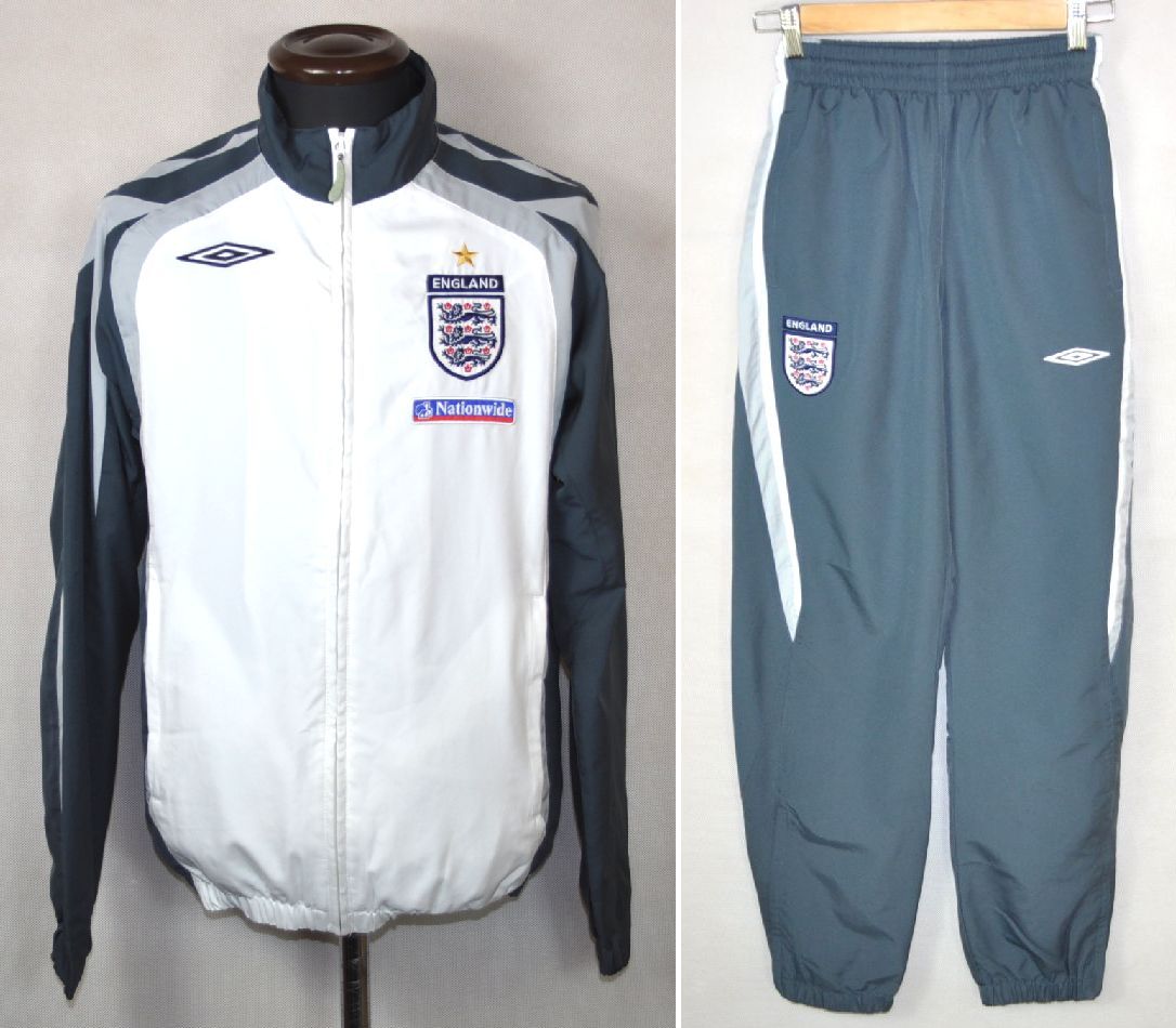 中古】UMBRO イングランド代表 ジャージ上下 セットアップ M 【正規品