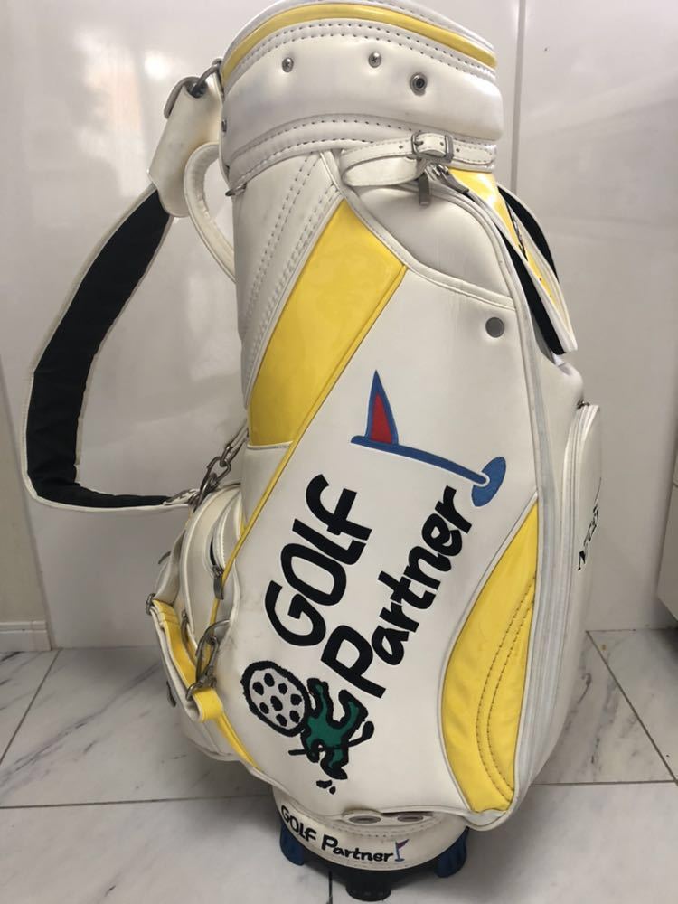 新品未使用品 GOLF PARTNER NEXGEN イエローキャディバッグ ゴルフ
