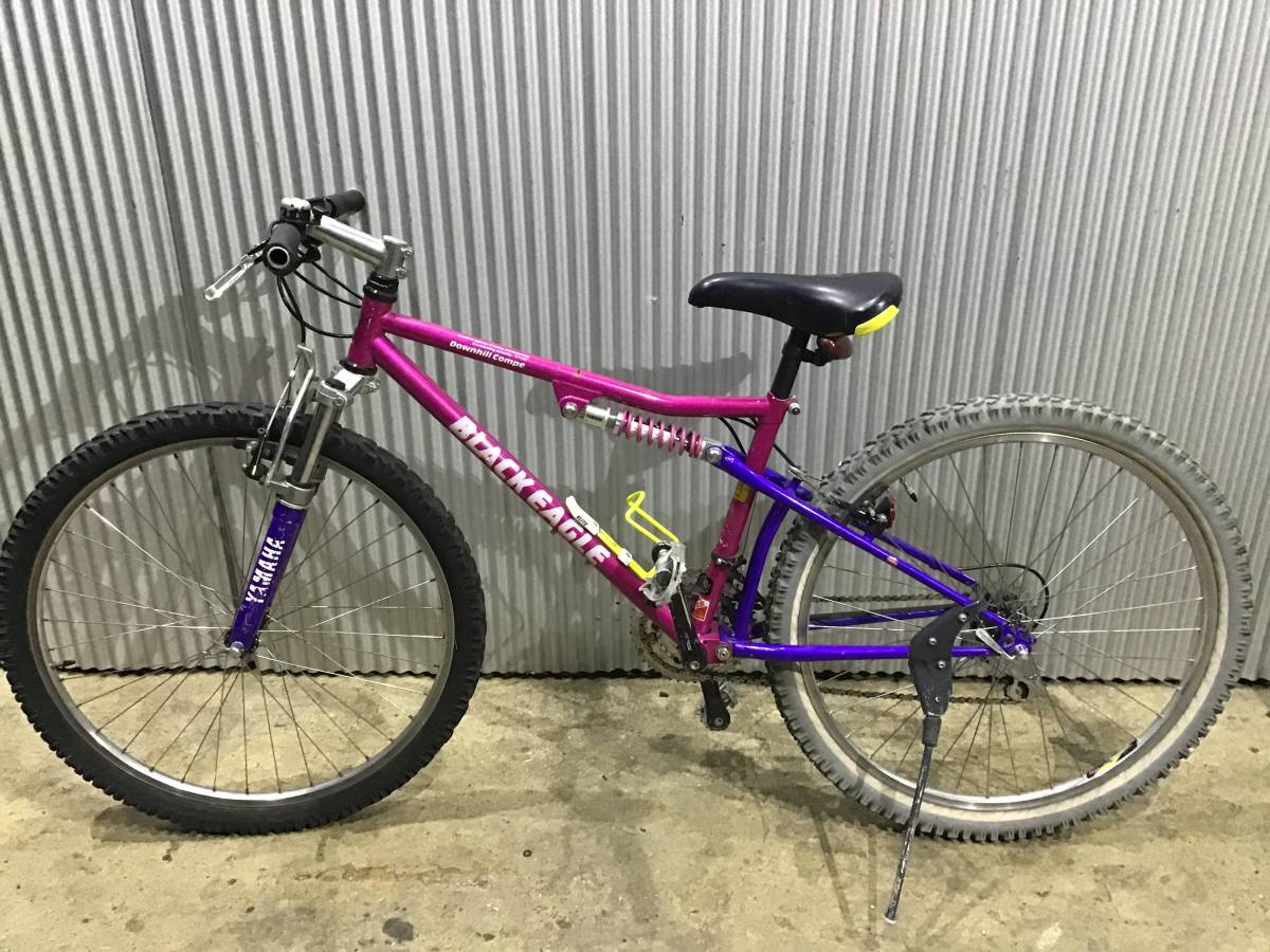 ジャンク扱い】oldmtb 丸石 Black eagle フレームセット