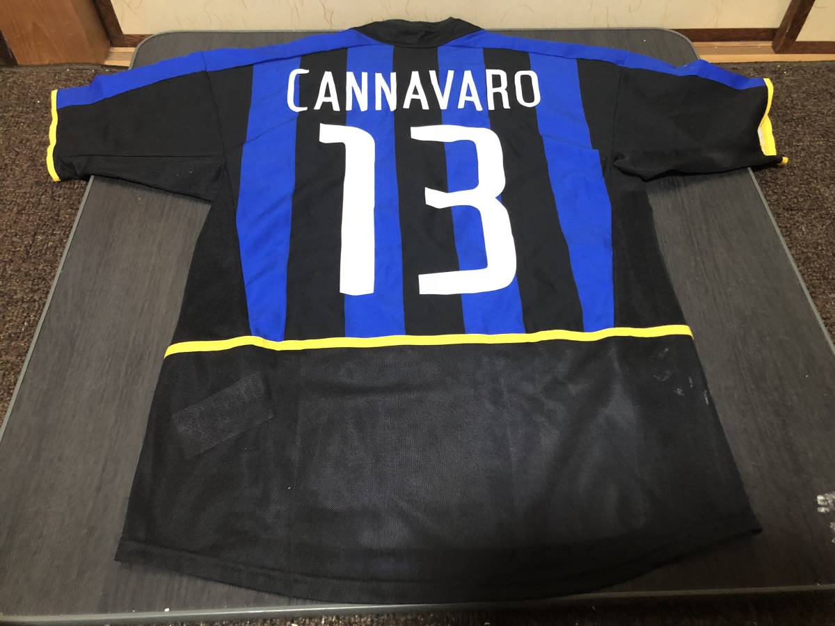 サッカー イタリア セリエA インテル カンナバーロ ユニフォーム