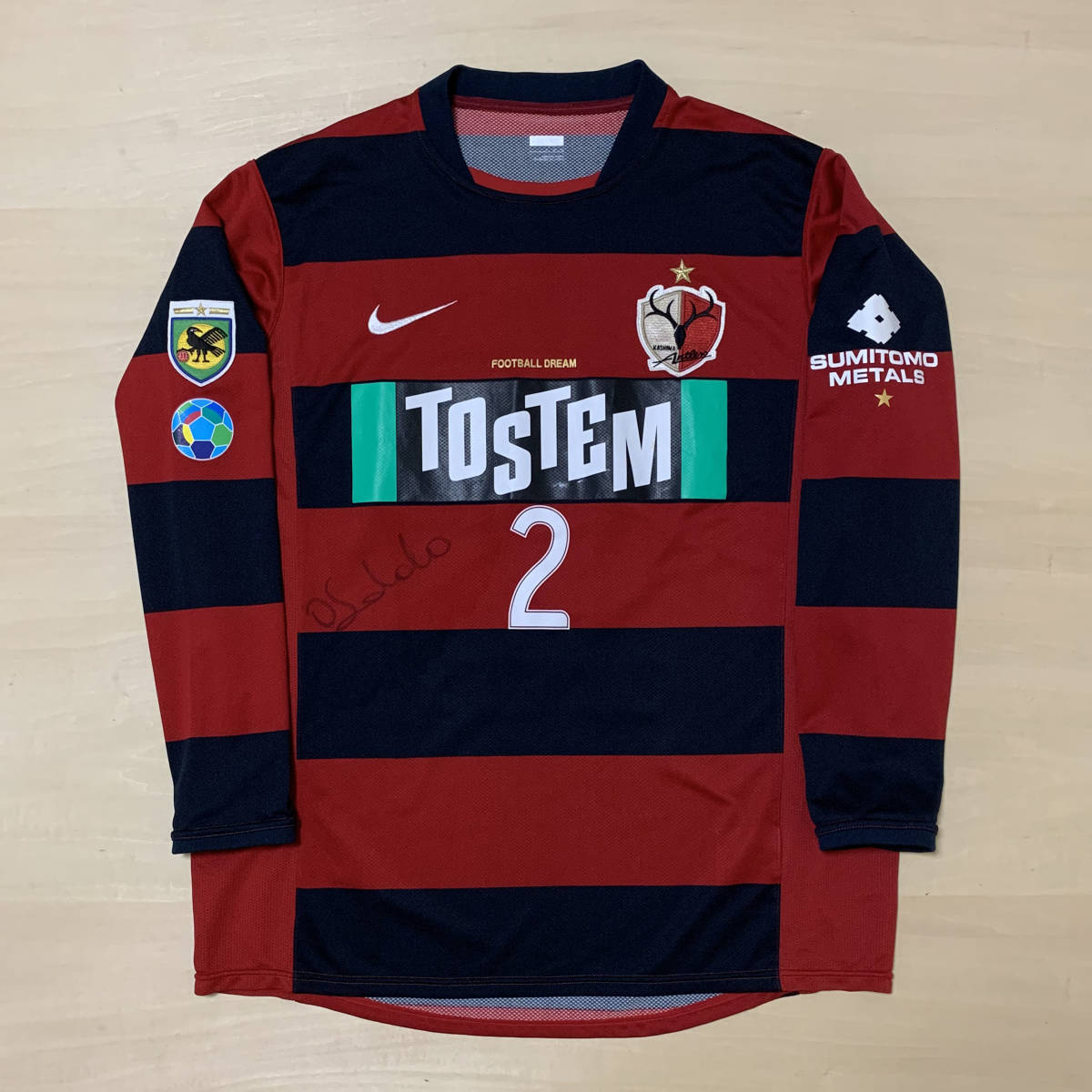 2010年 鹿島アントラーズ 内田篤人選手 ACL ユニフォーム 支給 【公式