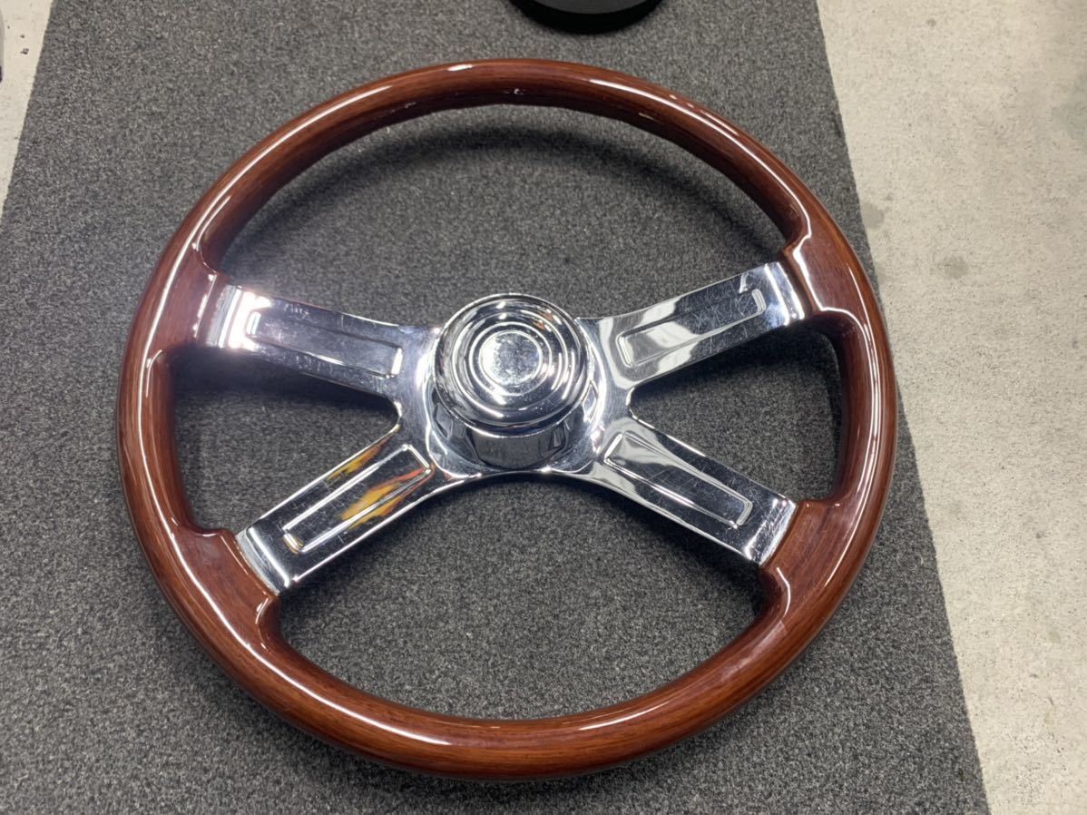 スリット4スポーク457mm ウッドハンドル日野グランドプロフィア