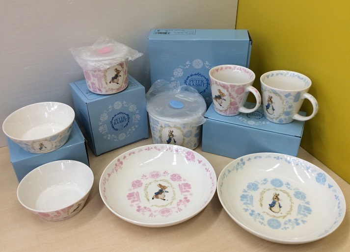 未使用】ZJ5409【未使用/箱付き/保管品/8点セット】☆ピーターラビット