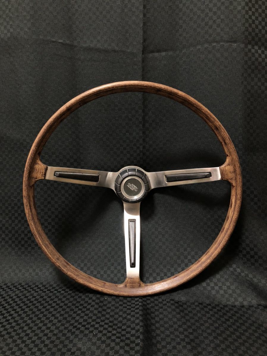 ウッドステアリング 旧車 ウッドステアリング 29π 290mm 旧車