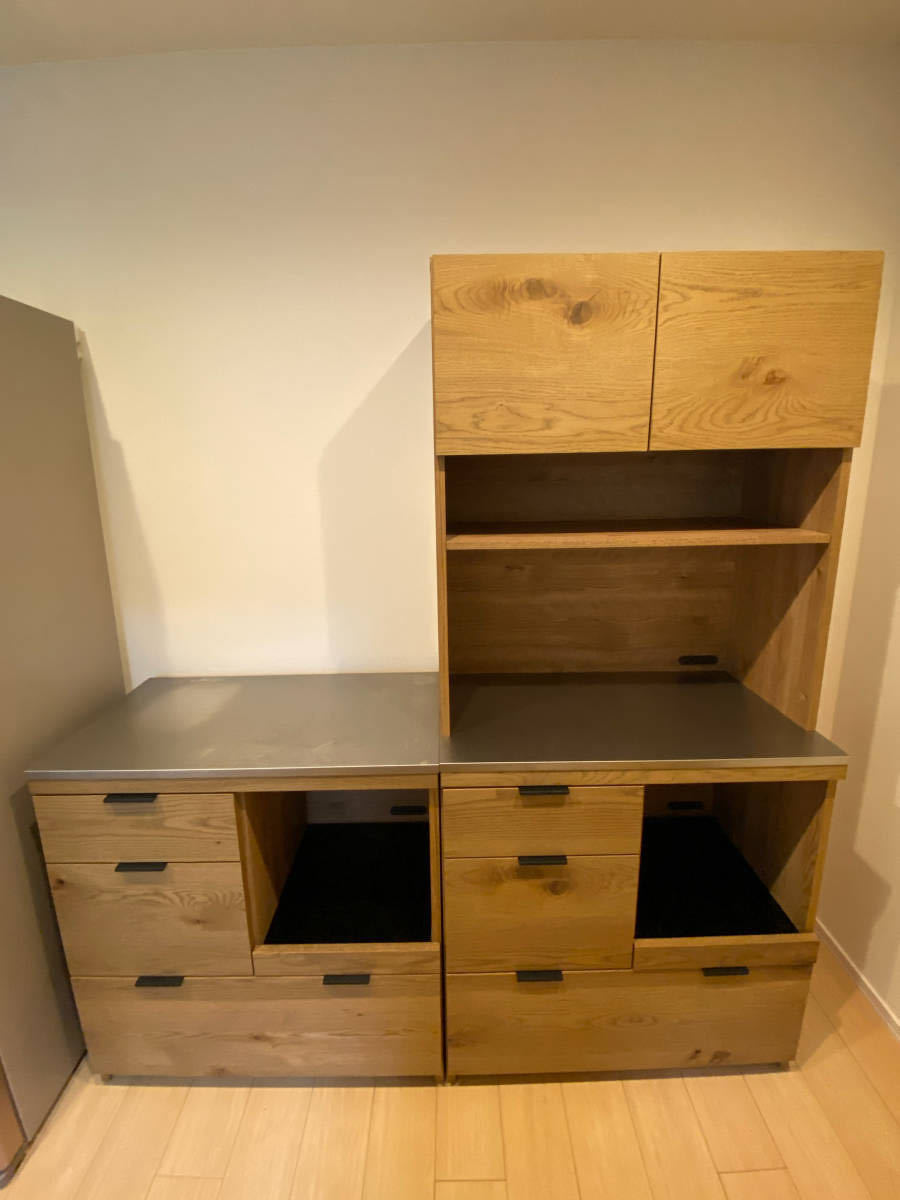 ADDAY(アディ) カップボード W820 □展示品□unico/ウニコ□高級